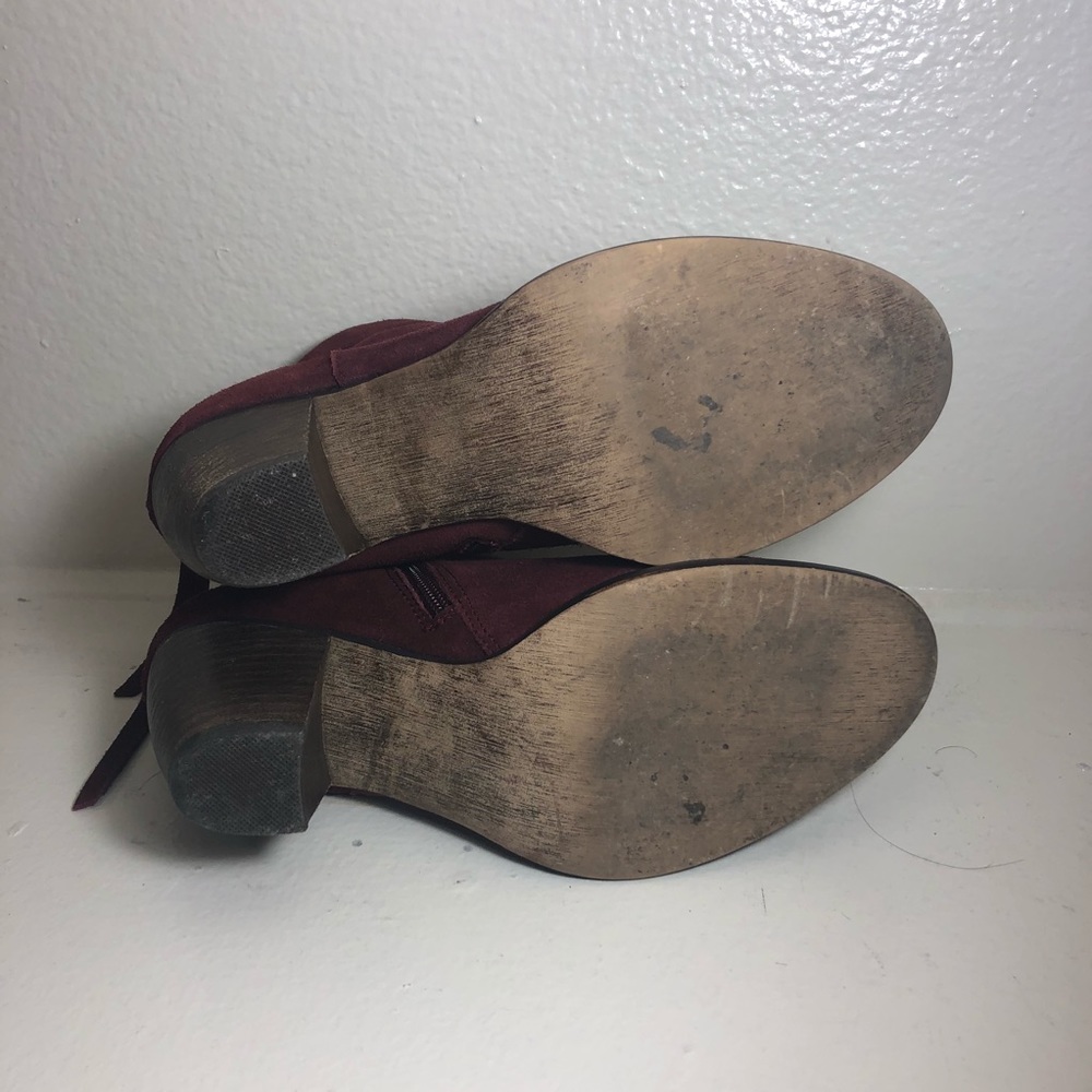Steve Madden Maroon Booties - Picture 7 of 8